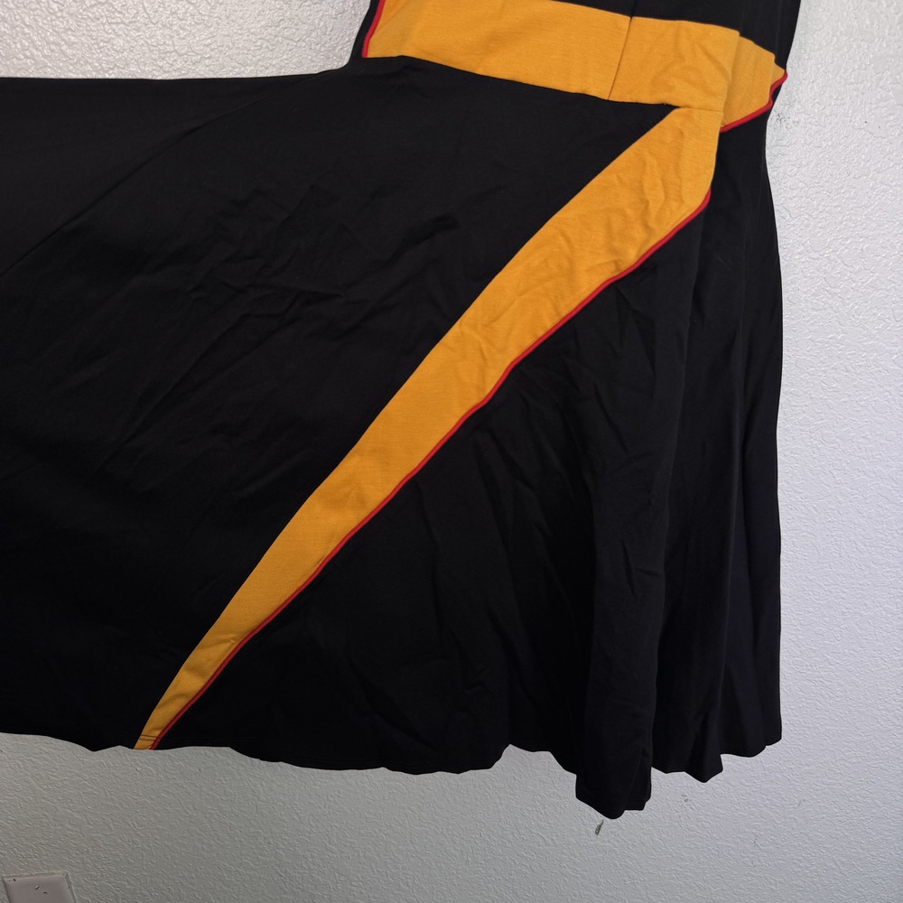 Elhoffer Design Dress Womens Large Marvelous Bolt Zip Up Costume Cosplay Black - Picture 8 of 13